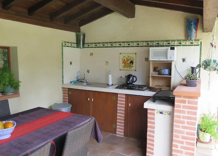 Indepandant Avec Piscine, Cuisine Exterieure, 1 Avec Salle De Bain Et Wc * Coufouleux