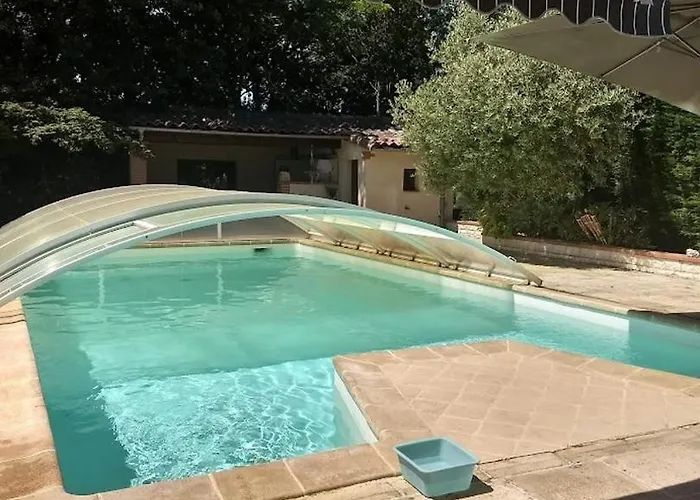 Privatunterkunft Indepandant Avec Piscine, Cuisine Exterieure, 1 Avec Salle De Bain Et Wc